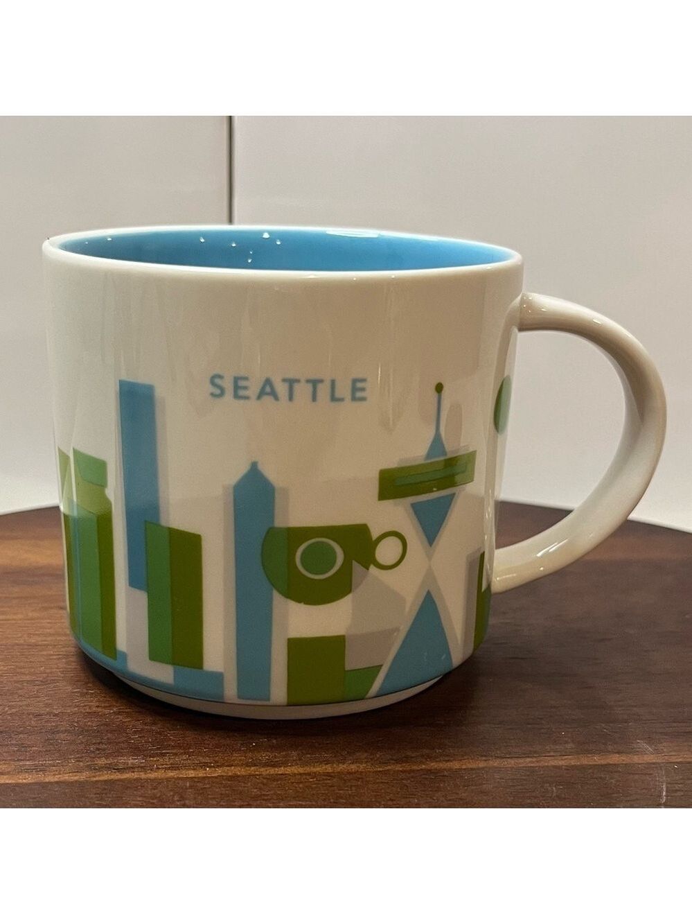2015 Seattle Starbucks You Are Here Collection City Coffee Mug 14 oz